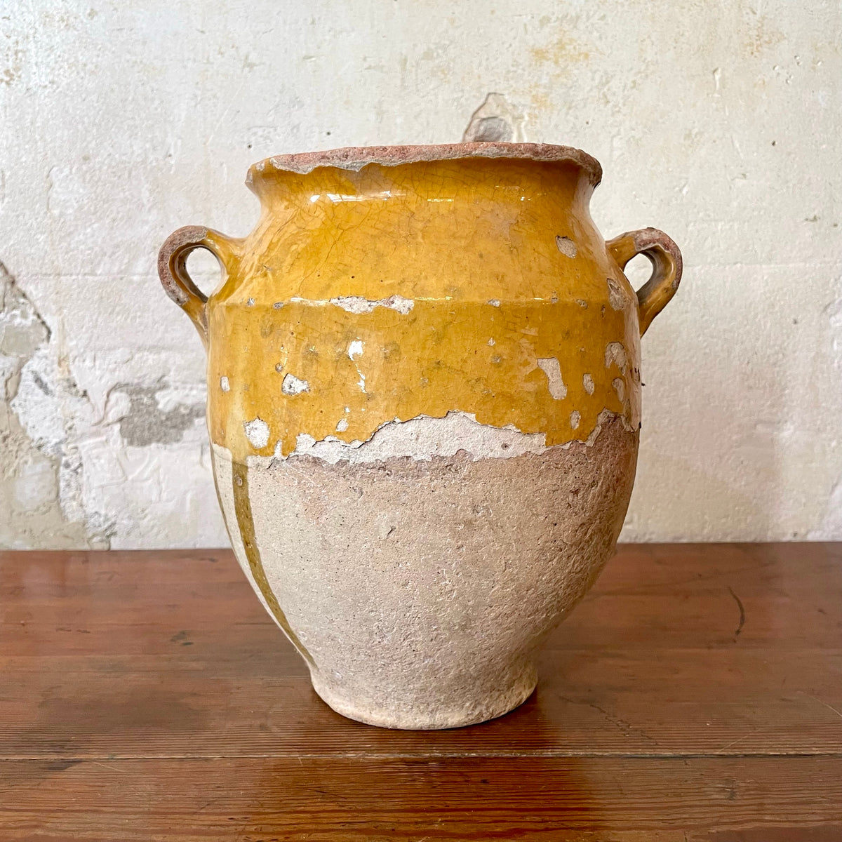 Pot en grès gris droit – Rénov'art | Relooking meubles
