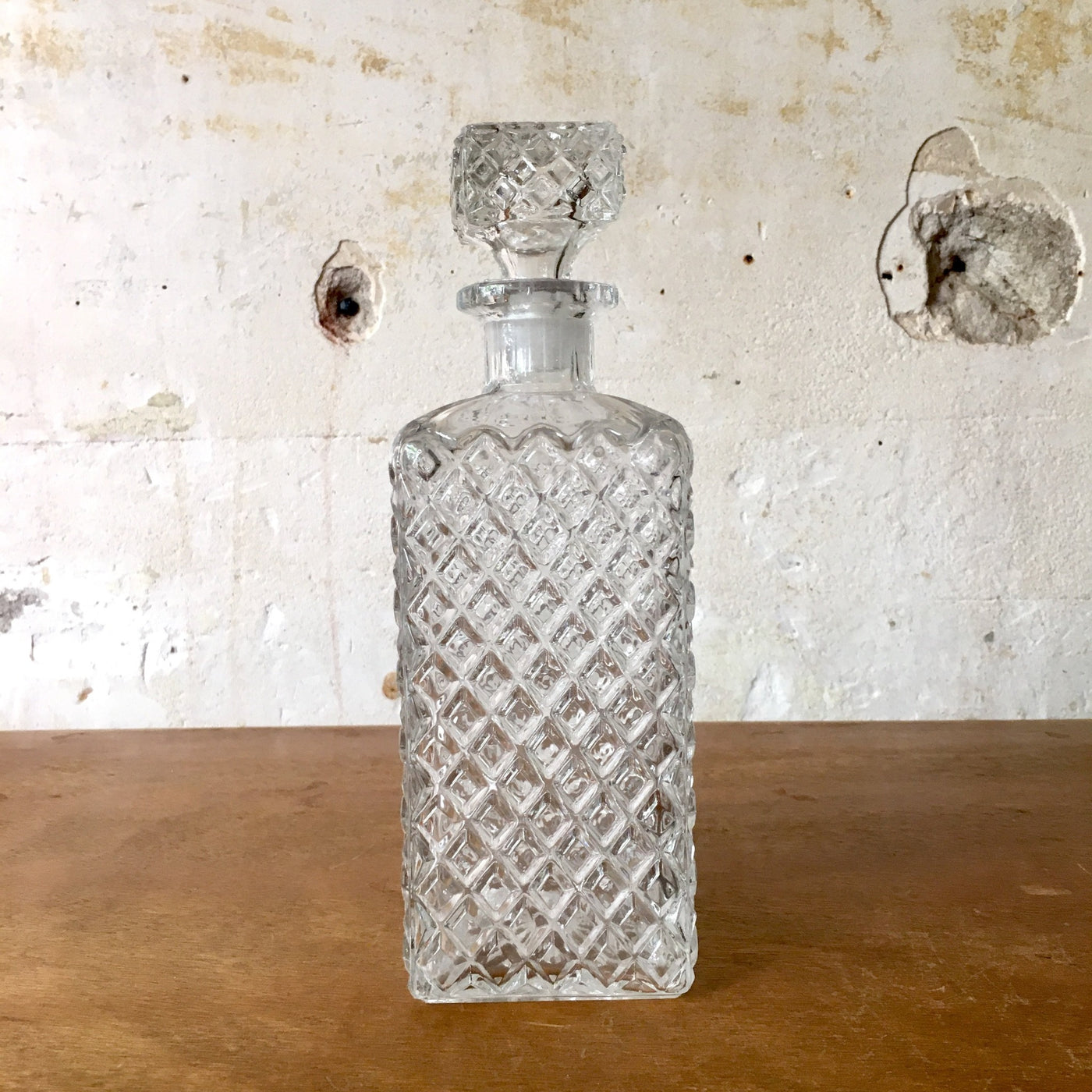 Carafe en verre avec bouchon design vintage - Achat/Vente BARÔCHAMP