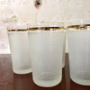 Lot de 6 verres à orangeade granité