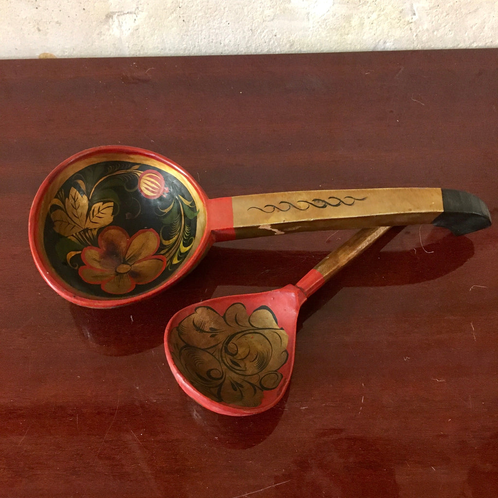 Set de 2 cuillères en bois russe