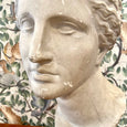 Grand buste d'atelier en plâtre