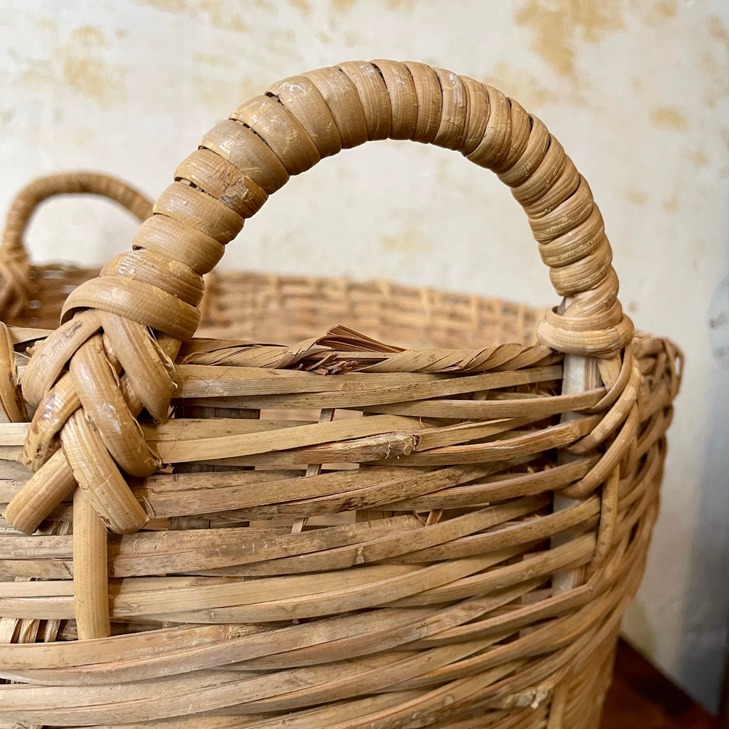 Grand panier en osier