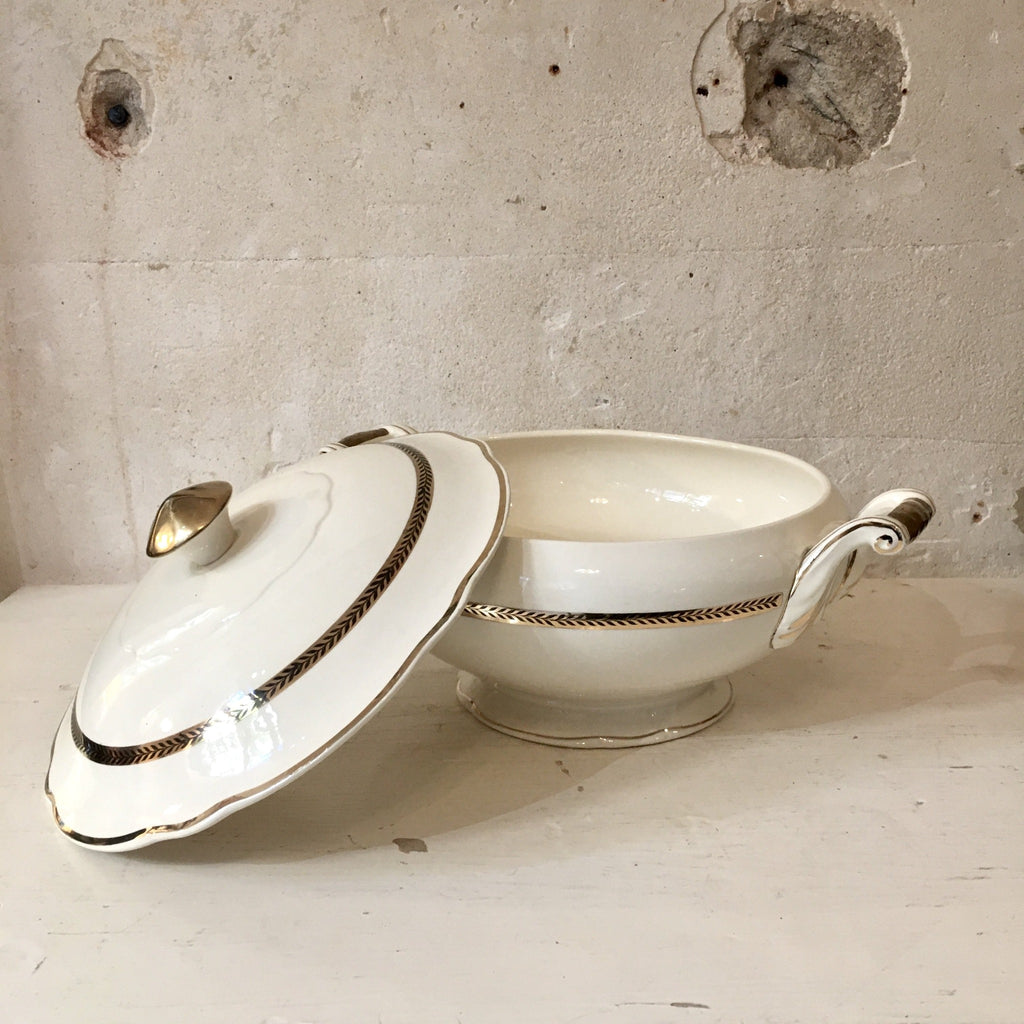 Soupière " Turenne " Digoin Sarreguemines