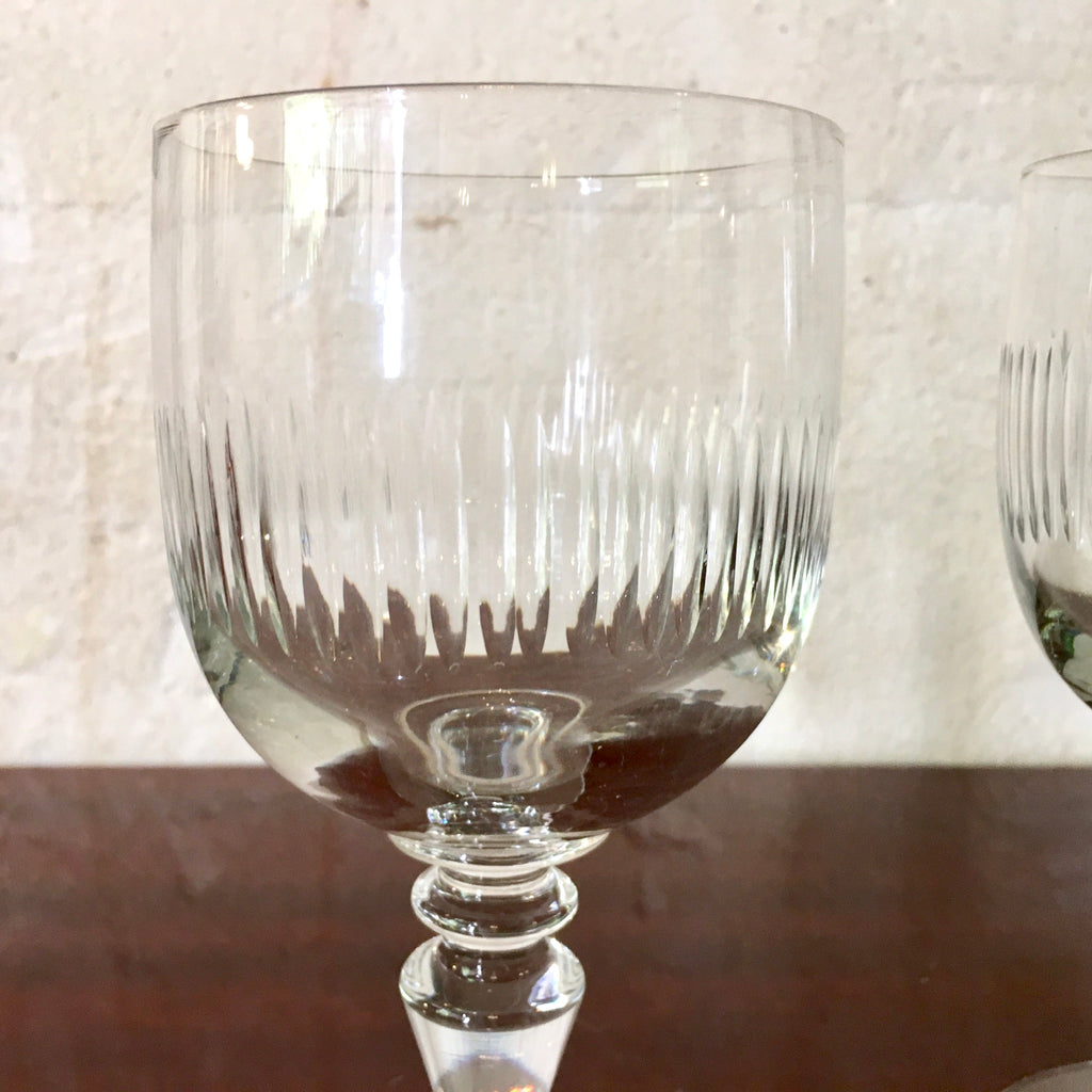 Lot de 2 verres ballon en cristal