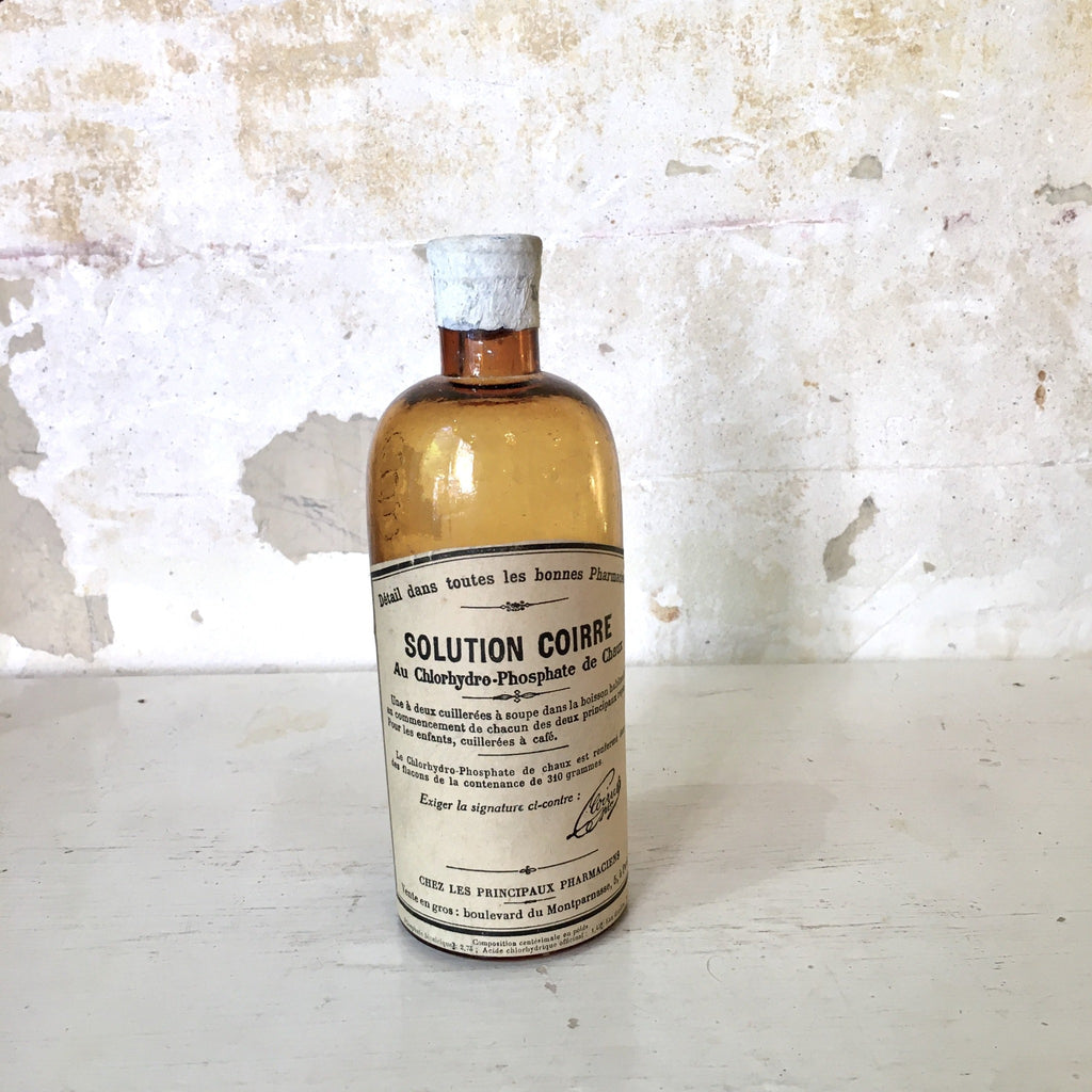 Ancienne boîte de médicaments avec flacon d'origine- Solution Coirre