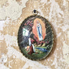 Médaillon religieux de Lourdes
