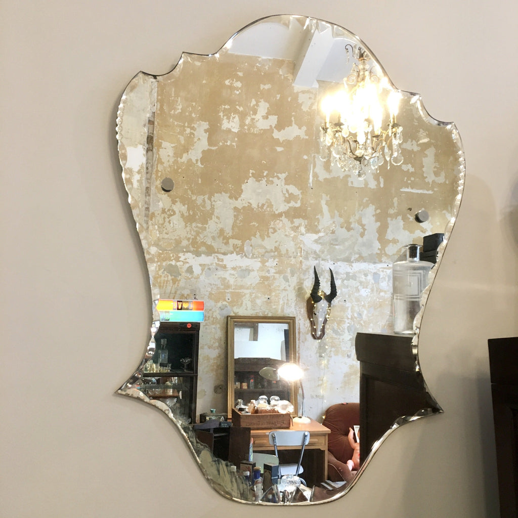 Miroir années 20 forme baroque