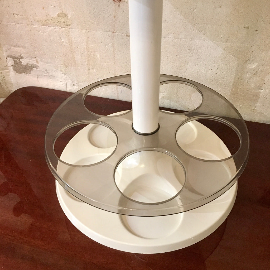 Desserte / porte-bouteilles portatif 70's