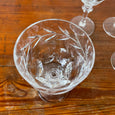 Lot de 6 verres à eau en cristal Brunner