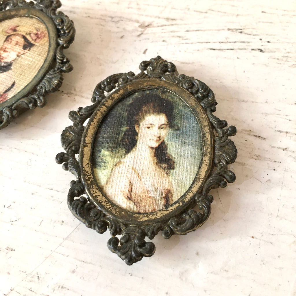 Paire de médaillons mini