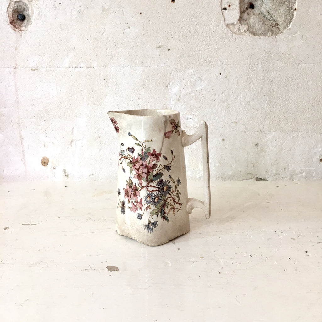 Petite cruche Art Nouveau Sarreguemines