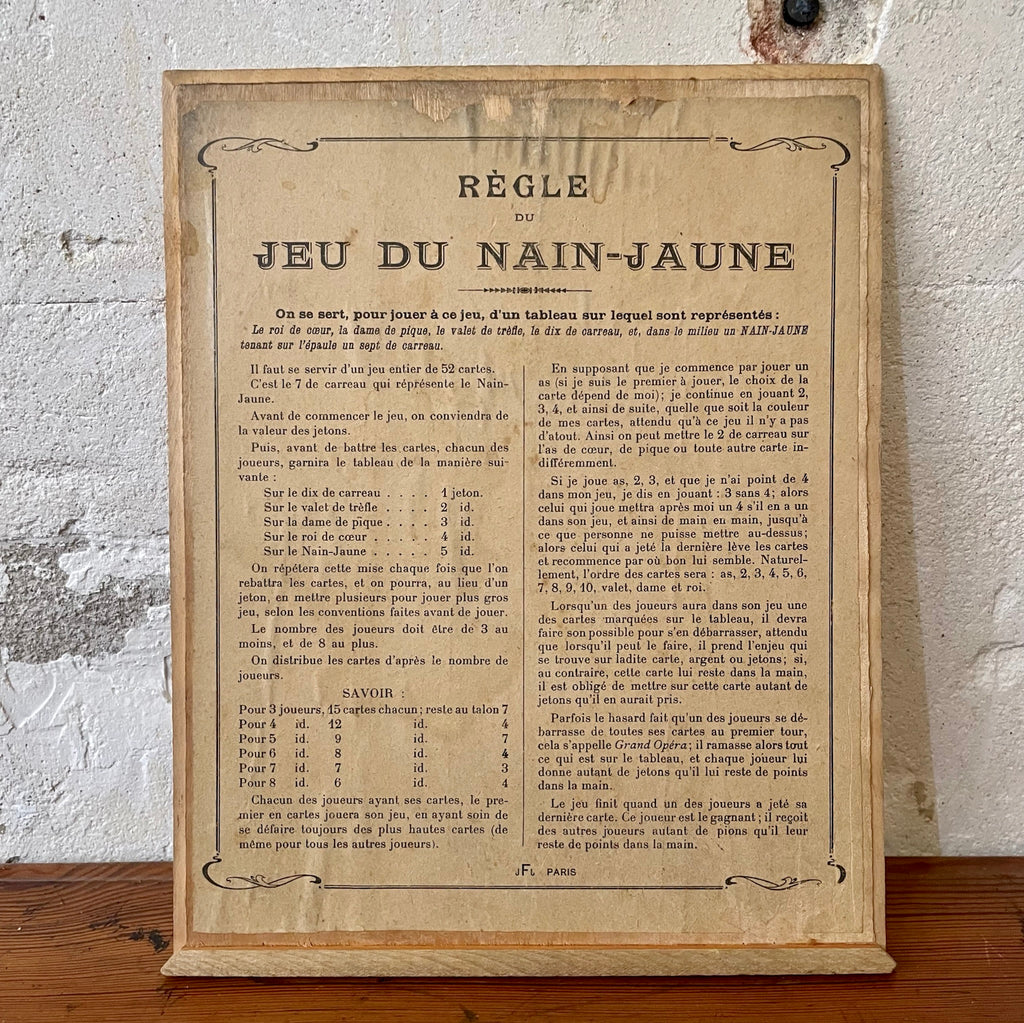 Jeu De Société Vintage Nain Jaune Jeu Ancien Le Nain Jaune En Bois + Jetons Publicitaires Cinzano Pastis – Vintage, Collection Jeu Ancien Collection Occasion Jeu De Société Vintage Nain Jaune Jeu Ancien Le Nain Jaune En Bois + Jetons Publicitaires Cinzano Pastis – Vintage, Collection Jeu Ancien Collection Occasion