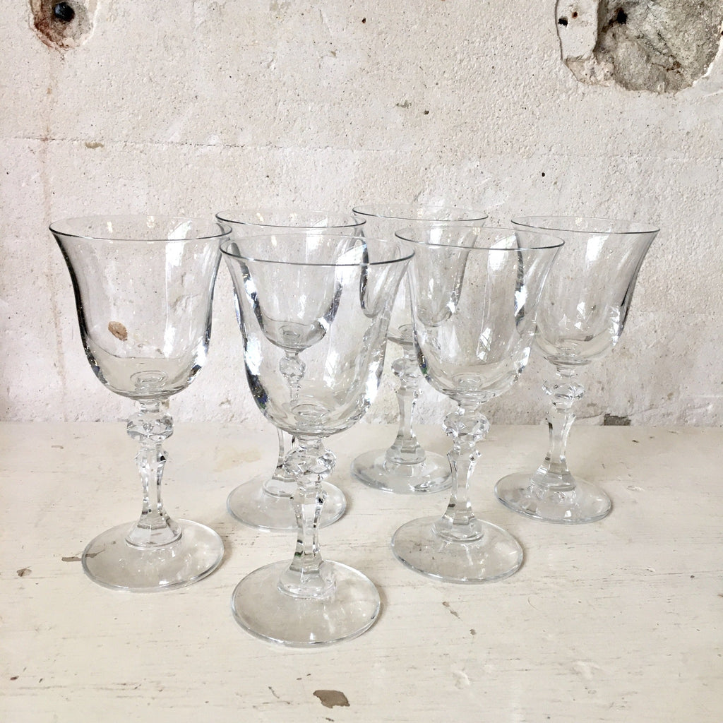 Verre à pied en cristal