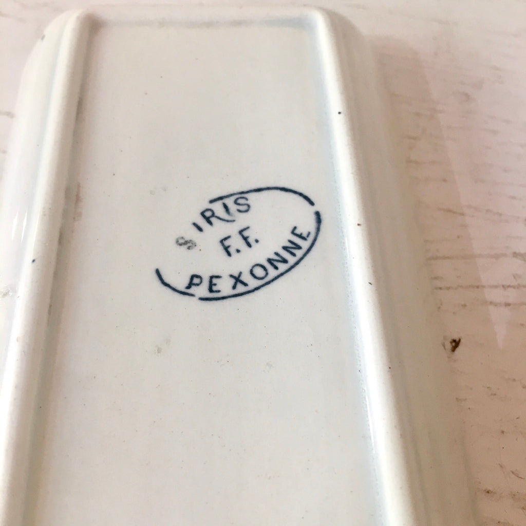 Porte brosse à dent décor Iris de FF Pexonne