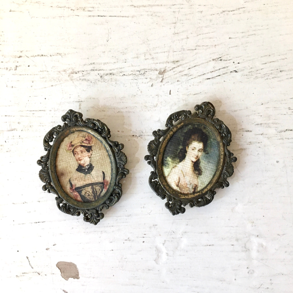 Paire de médaillons mini