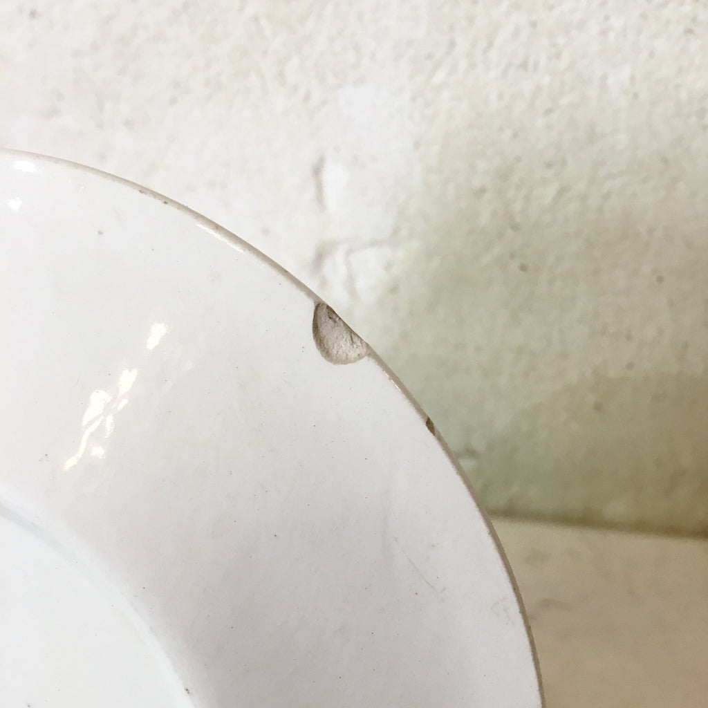 Paire de tasses et soucoupes Digoin rayées