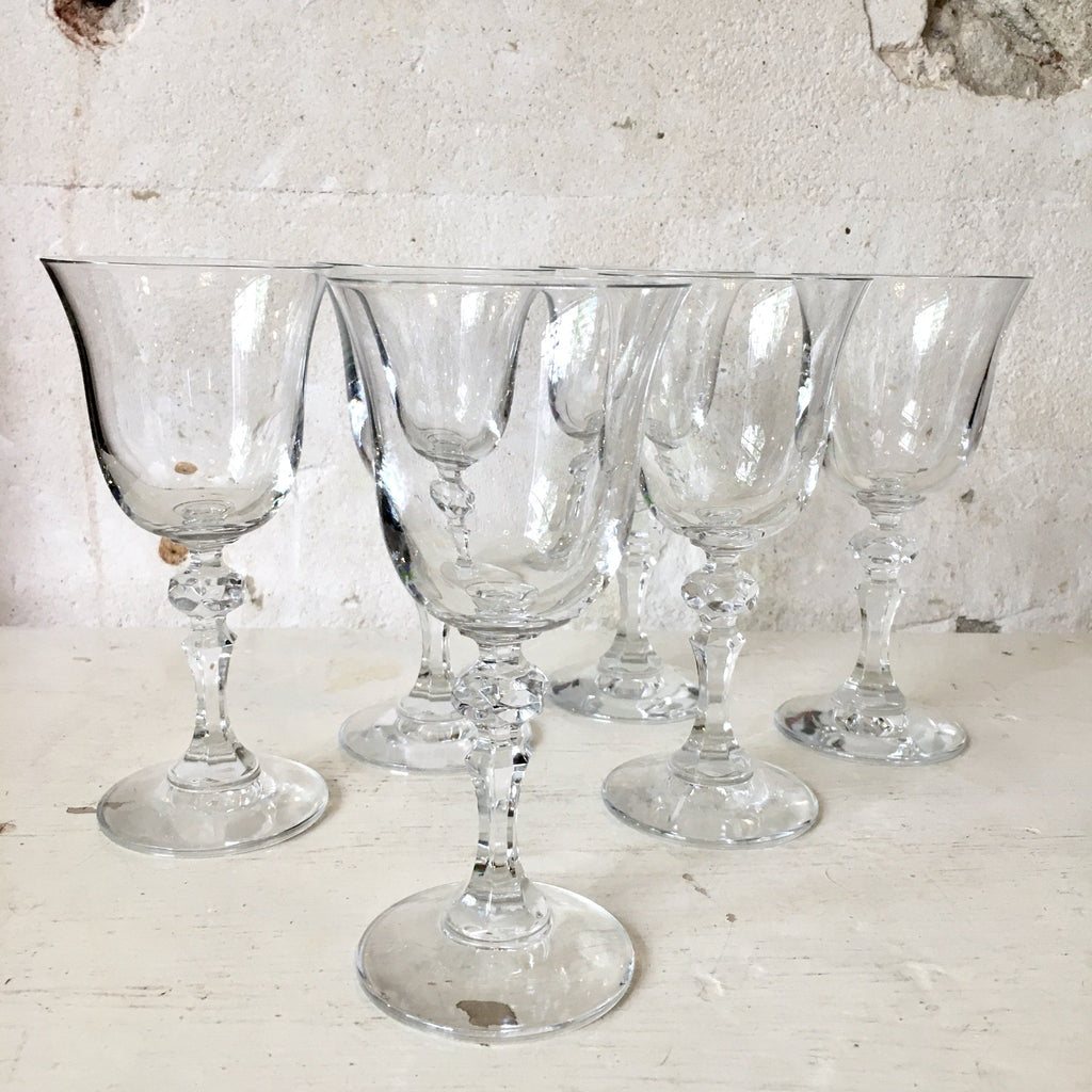 Verre à pied en cristal