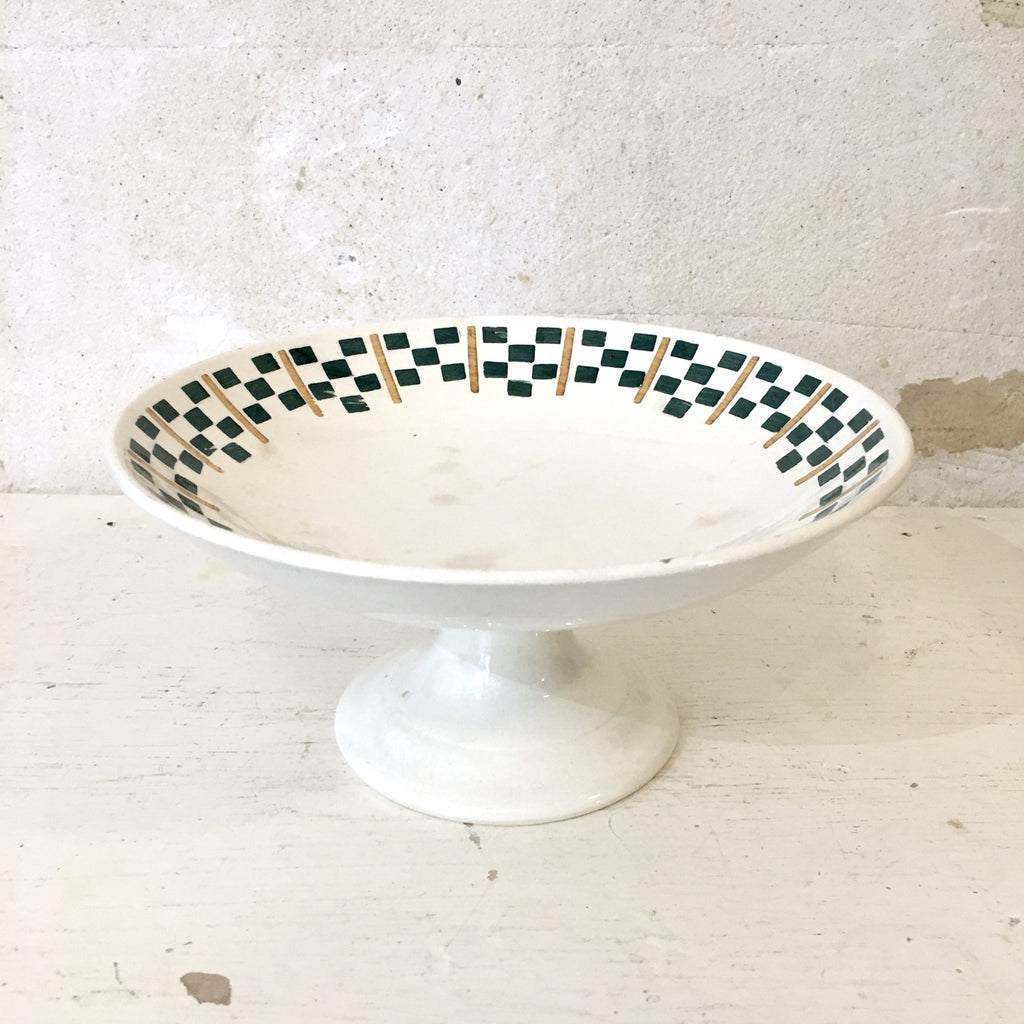 Compotier / coupe à fruits en faïence Chantilly Terre de Fer HBC