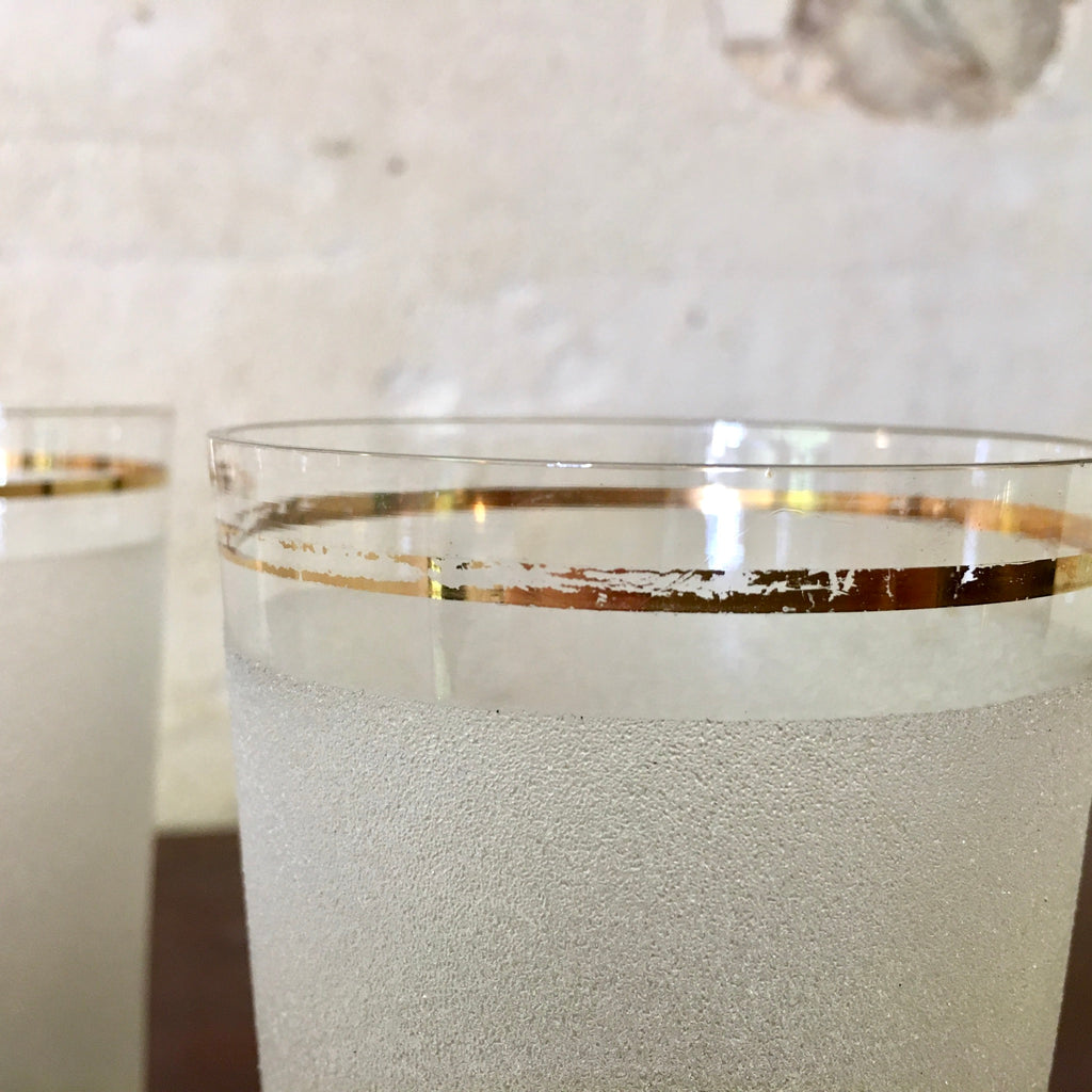Lot de 6 verres à orangeade granité