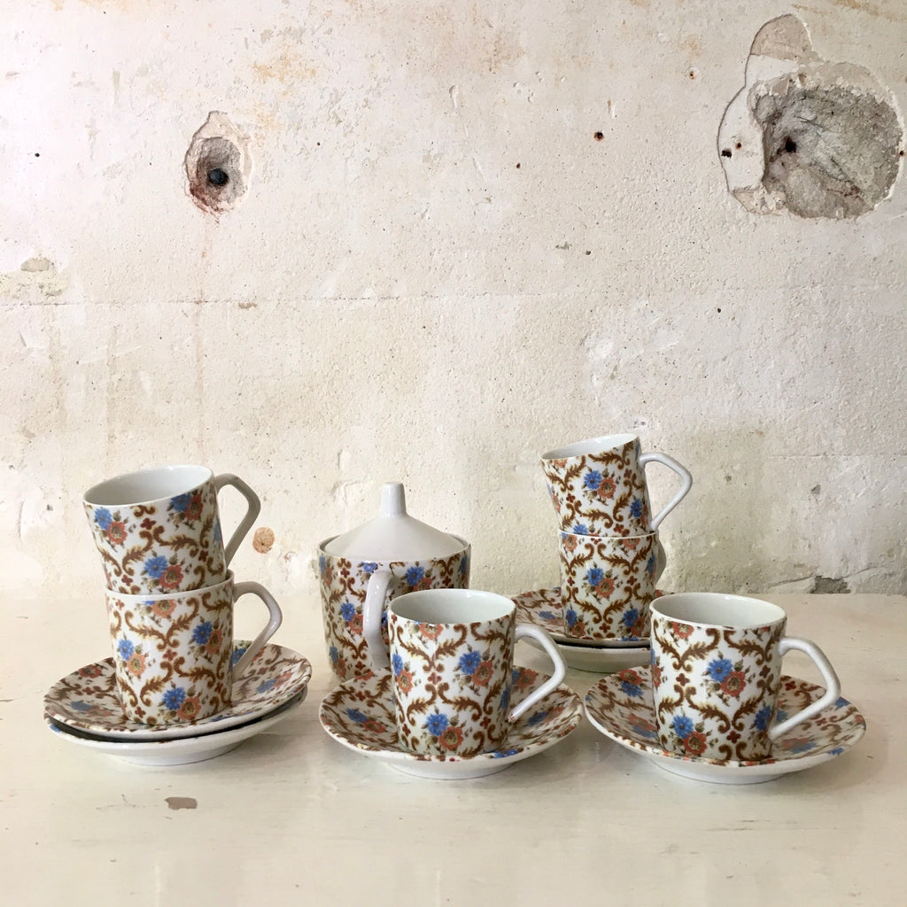 Ensemble de 2 tasses et soucoupes Porcellana Karim
