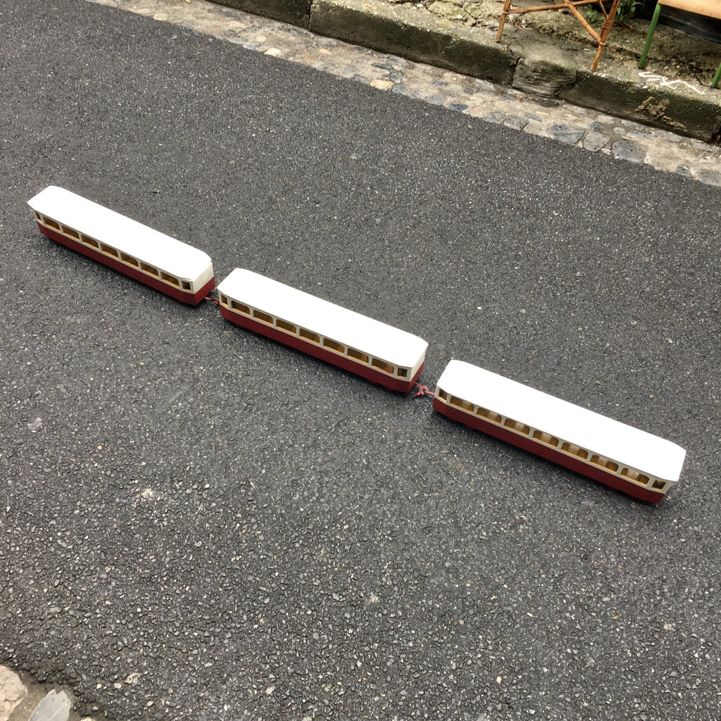 Train en bois 3 wagons