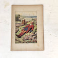 Planche illustrée de Pierre Noury 1931 - Gulliver à Lilliput de Swift