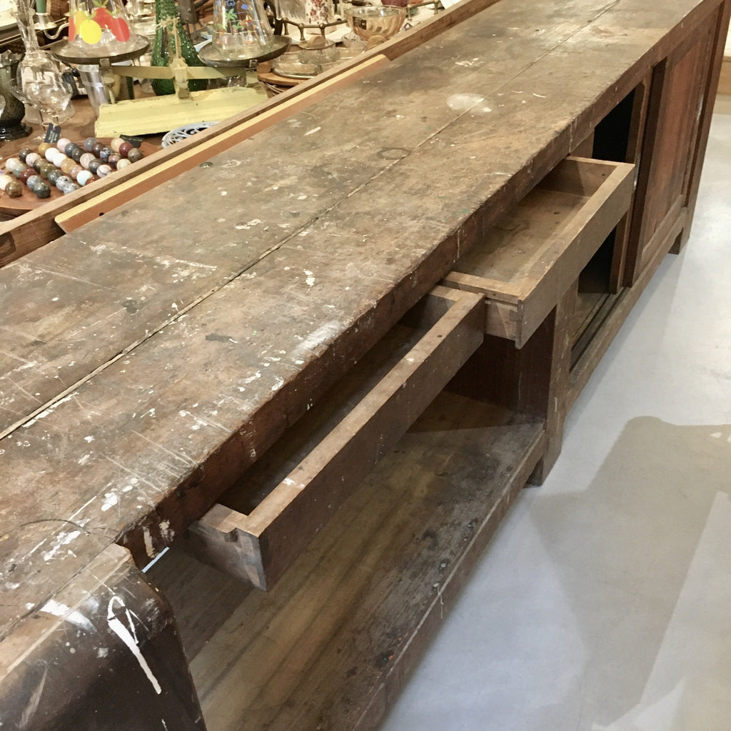 Etabli de menuisier en chêne massif