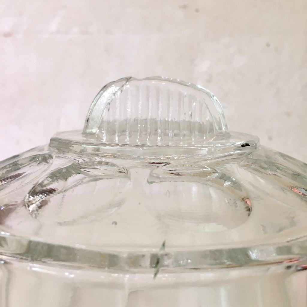 Cloche facettée en cristal moulé