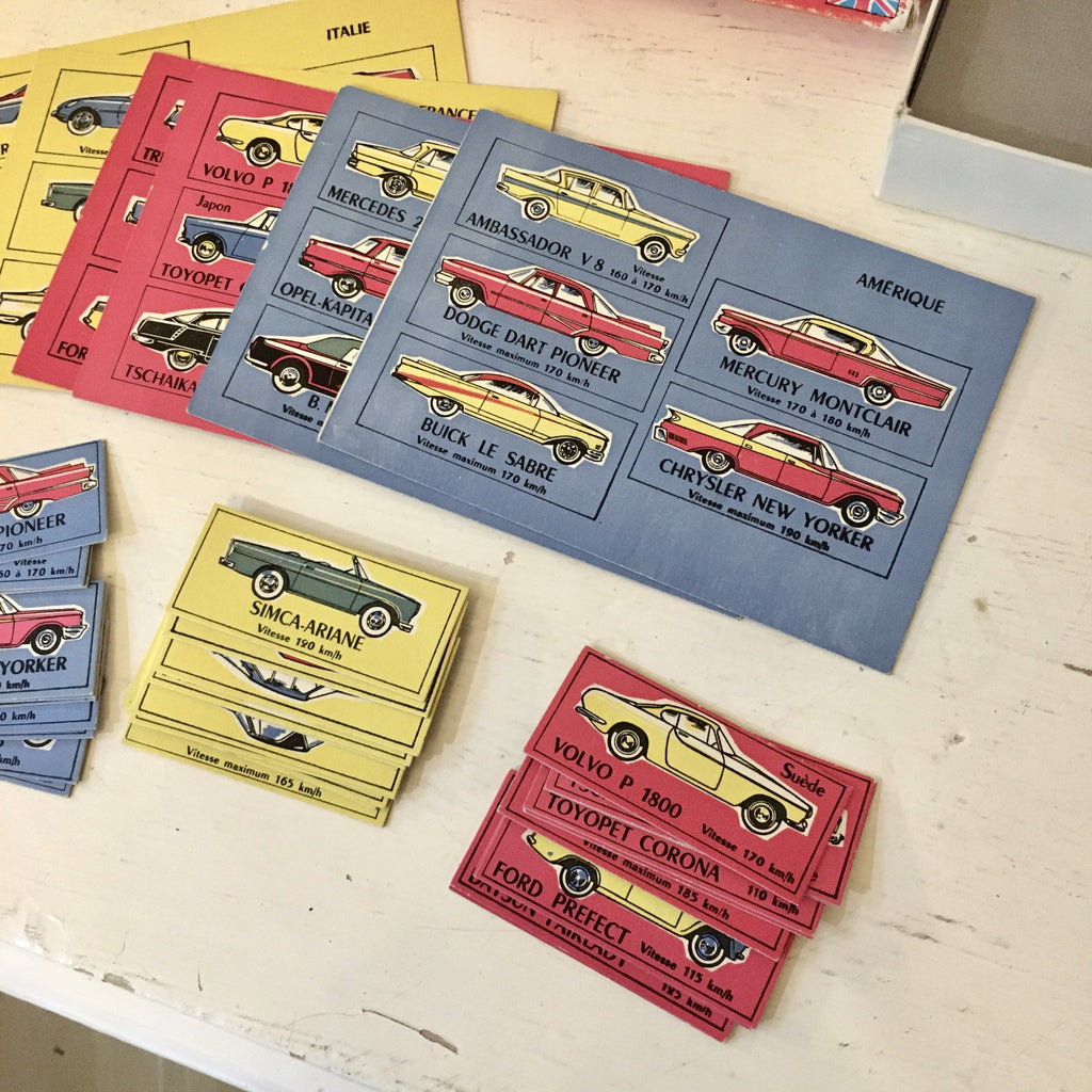 Jeu de loto des voitures