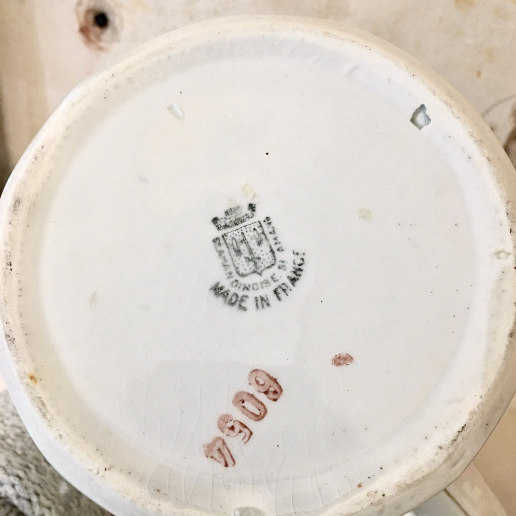 Ensemble de toilette décor roses St Amand