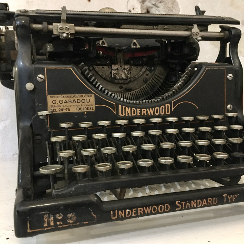 Machine à écrire Underwood 1900 -1915
