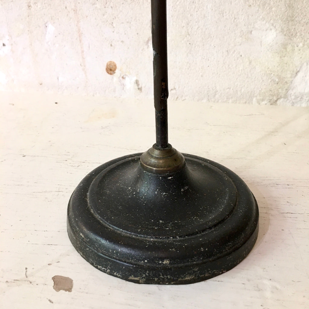 Lampe de bureau col de cygne abat-jour pâte de verre