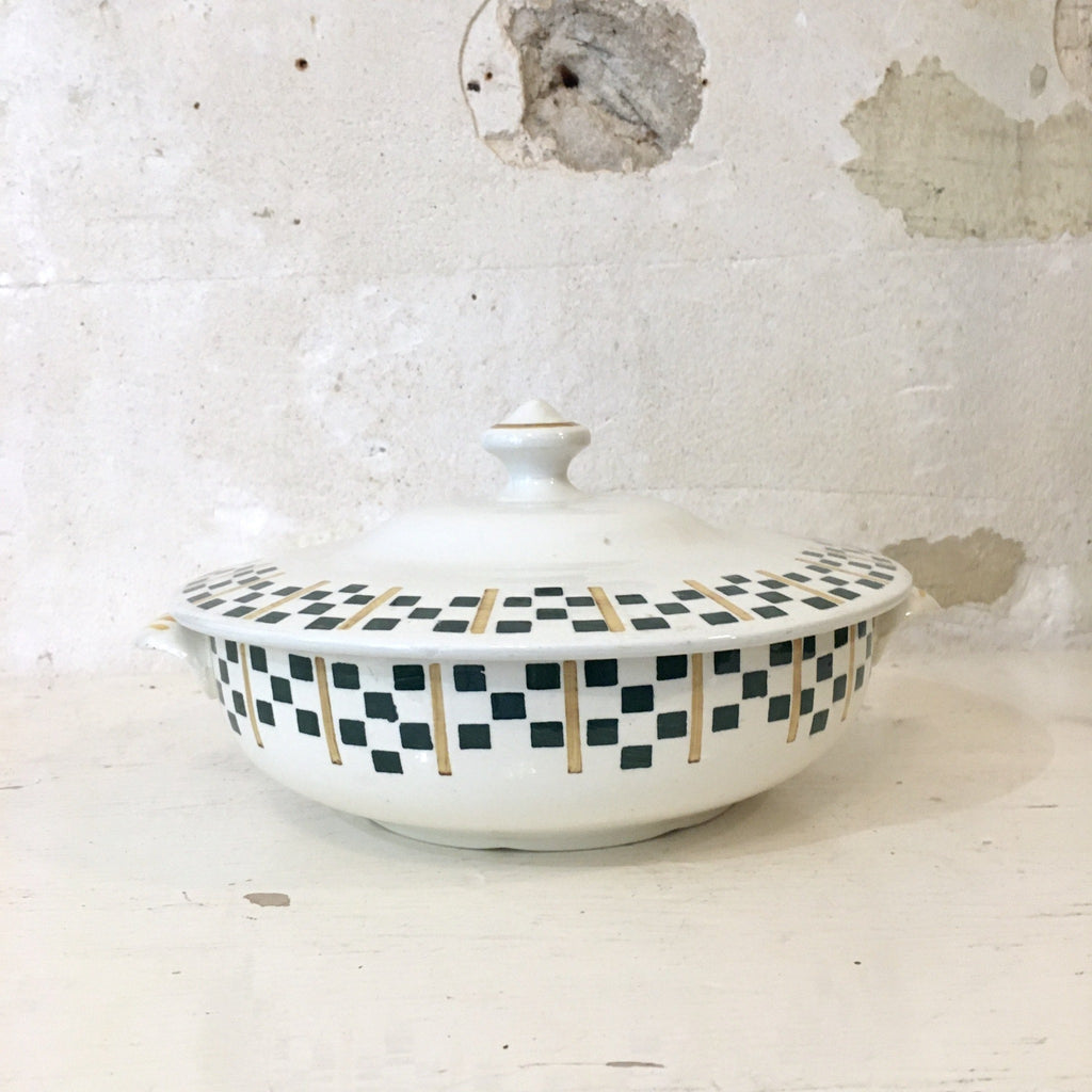 Soupière en faïence Chantilly Terre de Fer HBC