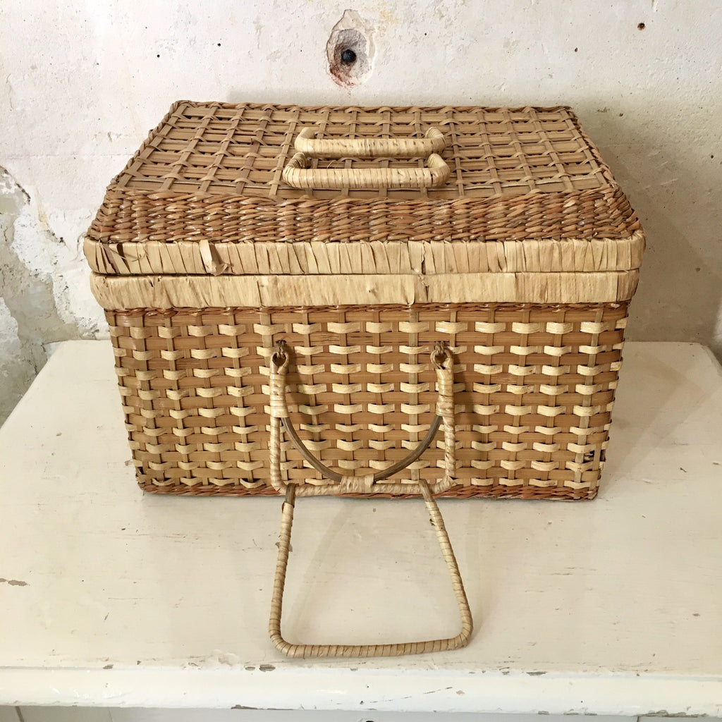 Panier pique-nique en osier