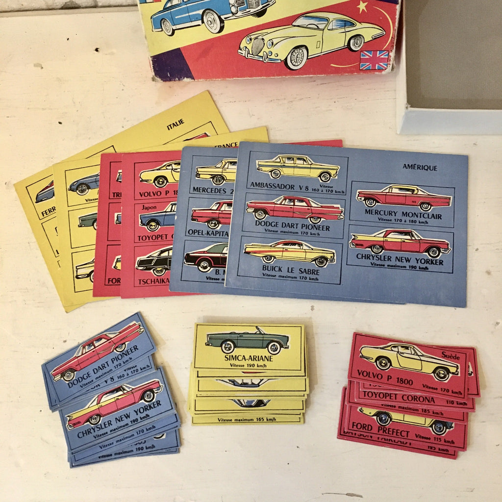 Jeu de loto des voitures