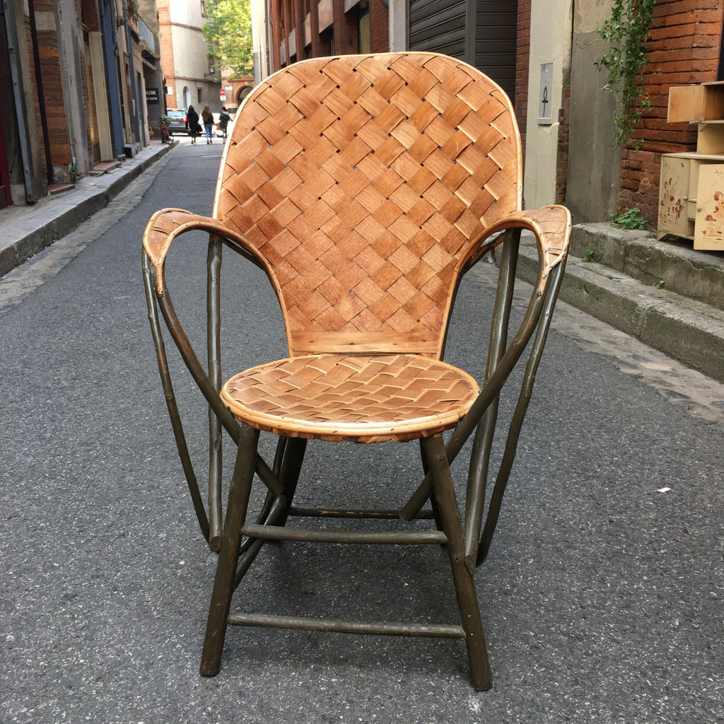 Fauteuil adulte en chataignier