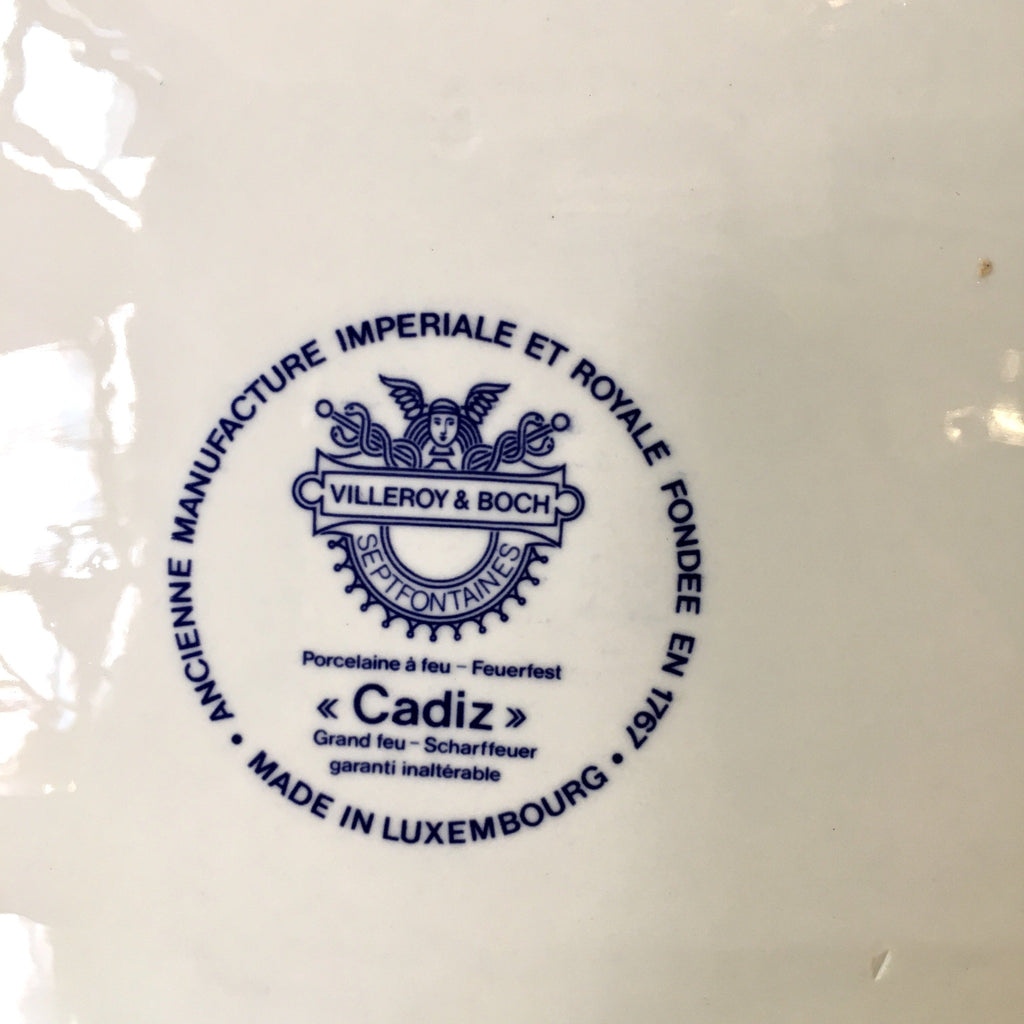 Plat à cake oval de Villeroy et Boch 'Cadiz'