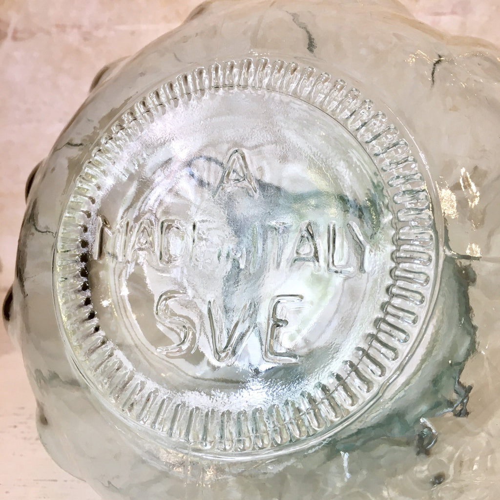 Très grand bocal Fido en verre moulé