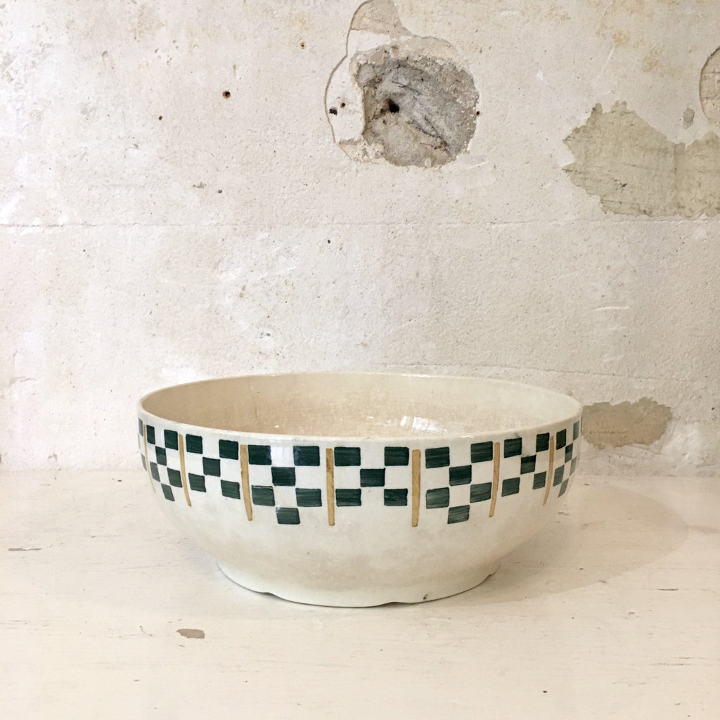 Saladier en faïence Chantilly Terre de Fer HBC