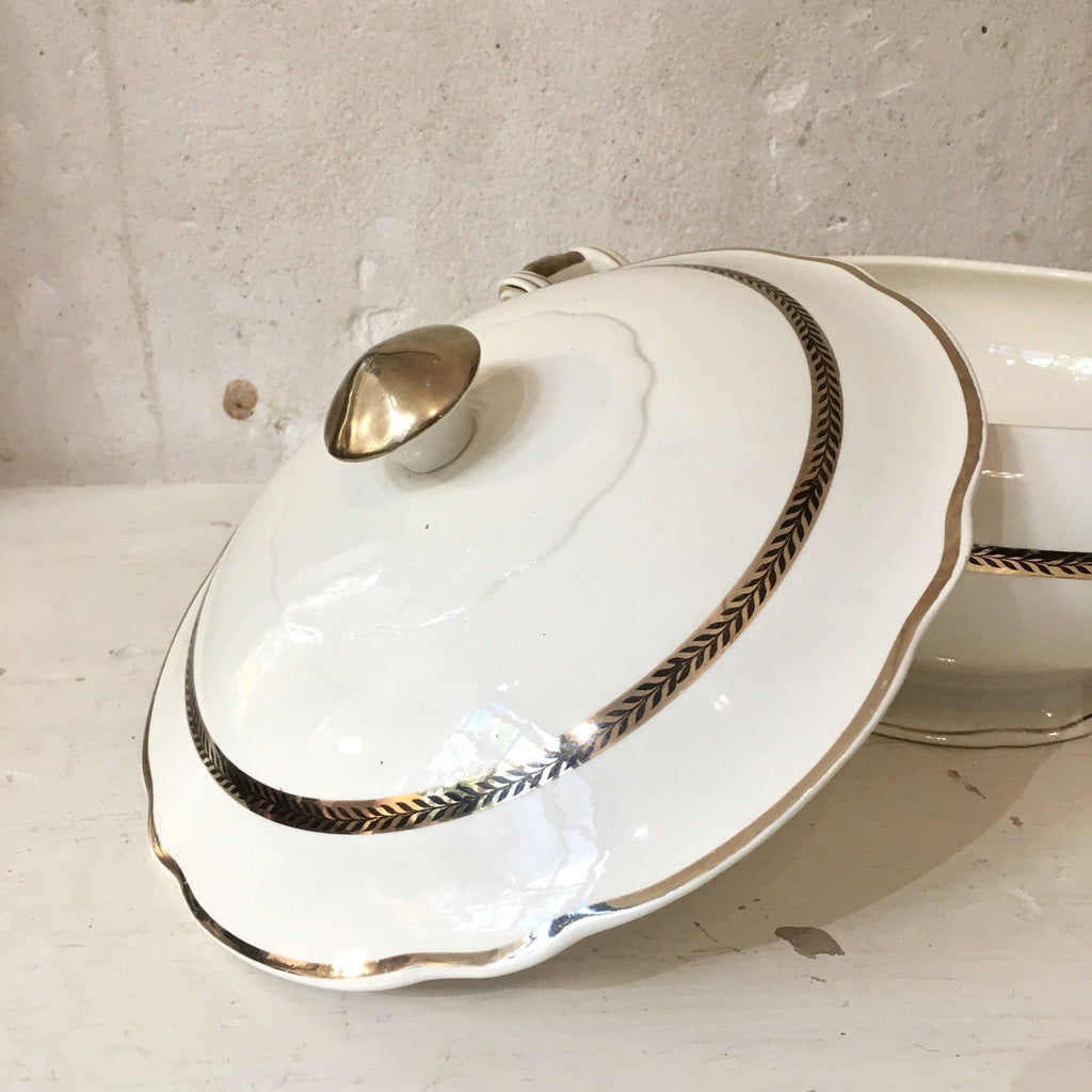 Soupière " Turenne " Digoin Sarreguemines