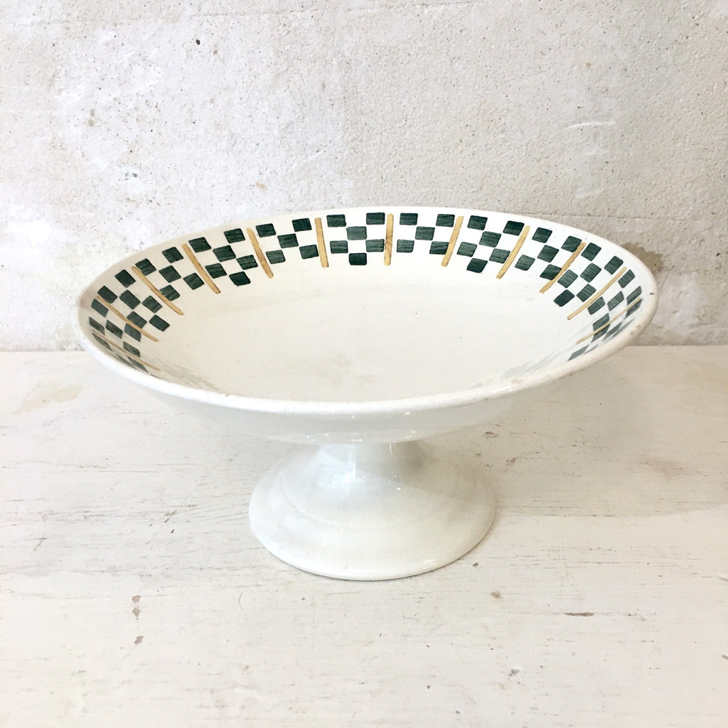 Compotier / coupe à fruits en faïence Chantilly Terre de Fer HBC