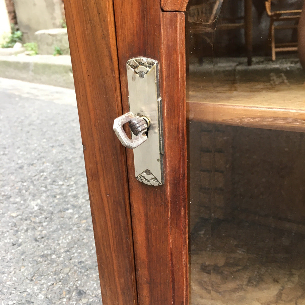 Petite vitrine Art Déco en bois