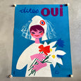Affiche originale 1958 "Dites OUI"  Lefor Openo