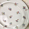 Assiette à dessert en porcelaine de Limoges décor fleurs