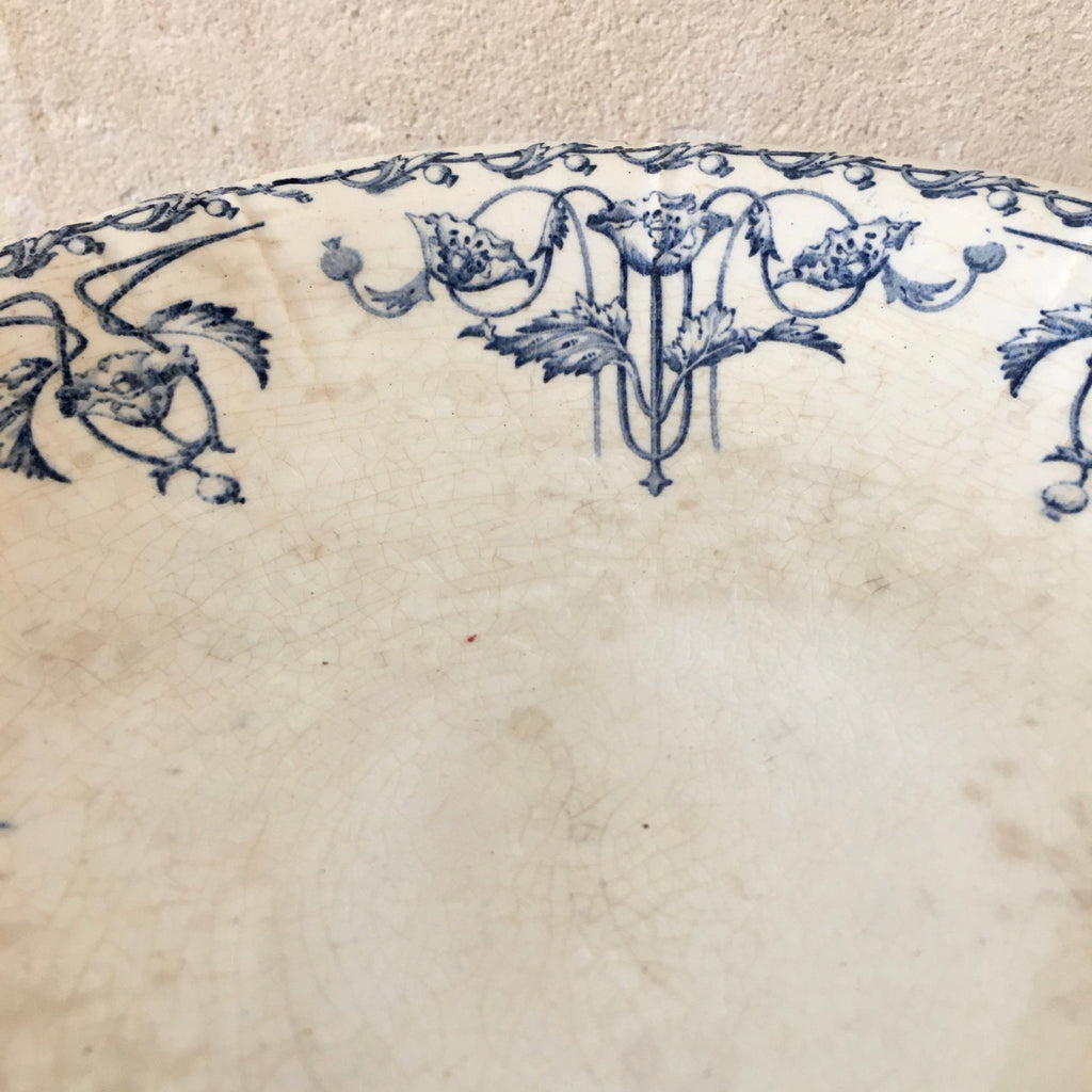 Présentoir à gâteaux en faïence Terre de Fer Amboise