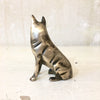 Figurine de chien en laiton
