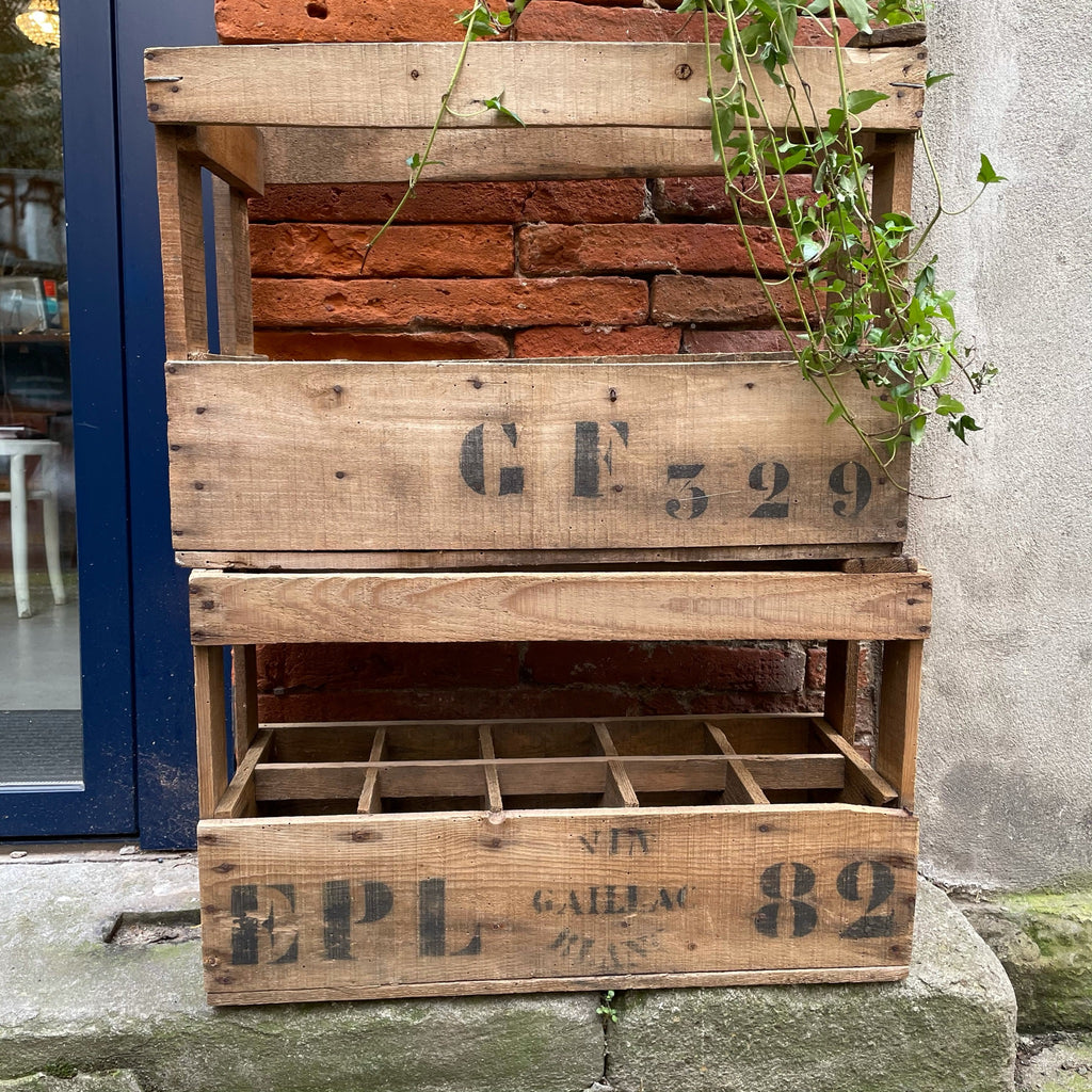 Casier en bois 10 bouteilles