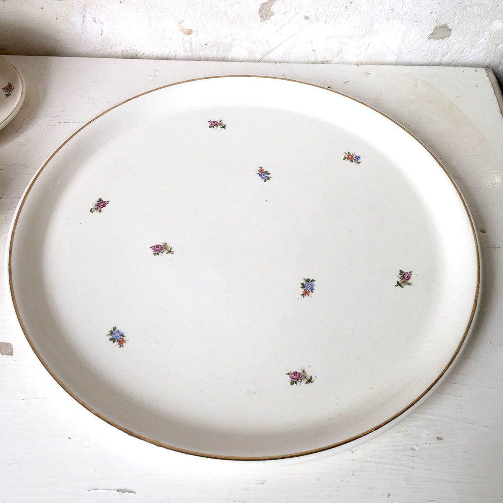 Service à thé Art Déco en demi porcelaine de Badonviller