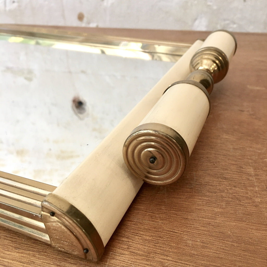 Plateau miroir Art Déco