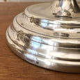 Paire de chandeliers en métal argenté Christofle